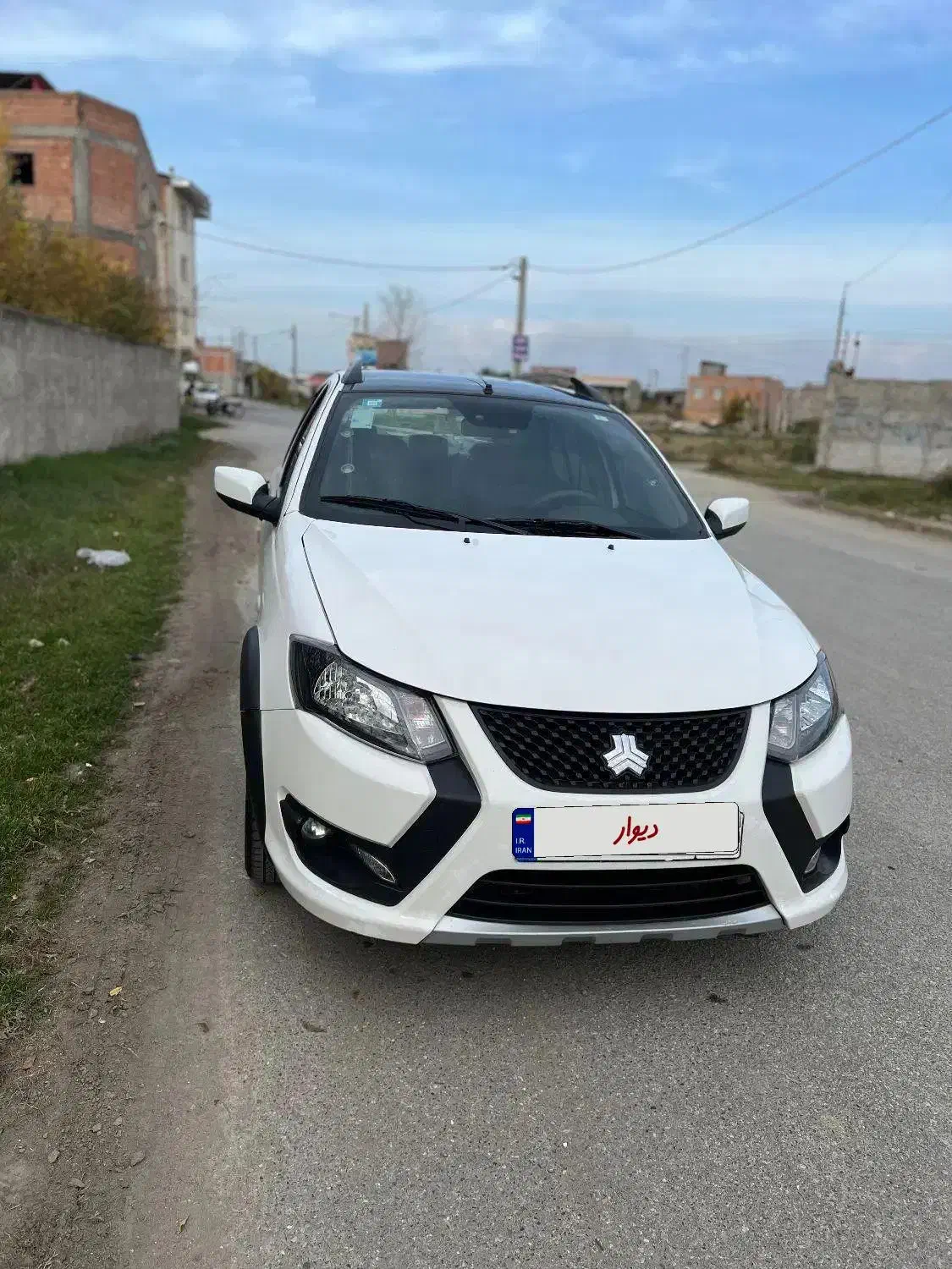 خودرو کوییک جی ایکس آرسفید مشکی با رینگ ۸۵ گانه|خودرو سواری و وانت|کردکوی, |دیوار