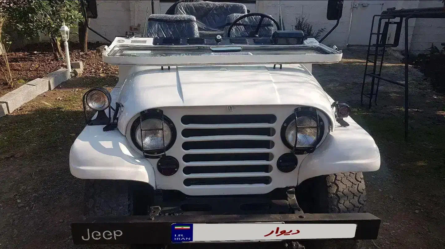 جیپ کاام (با چادر اصلی،اهنکشی افرودی نردبان جنگلی)|خودرو سواری و وانت|لنگرود, |دیوار