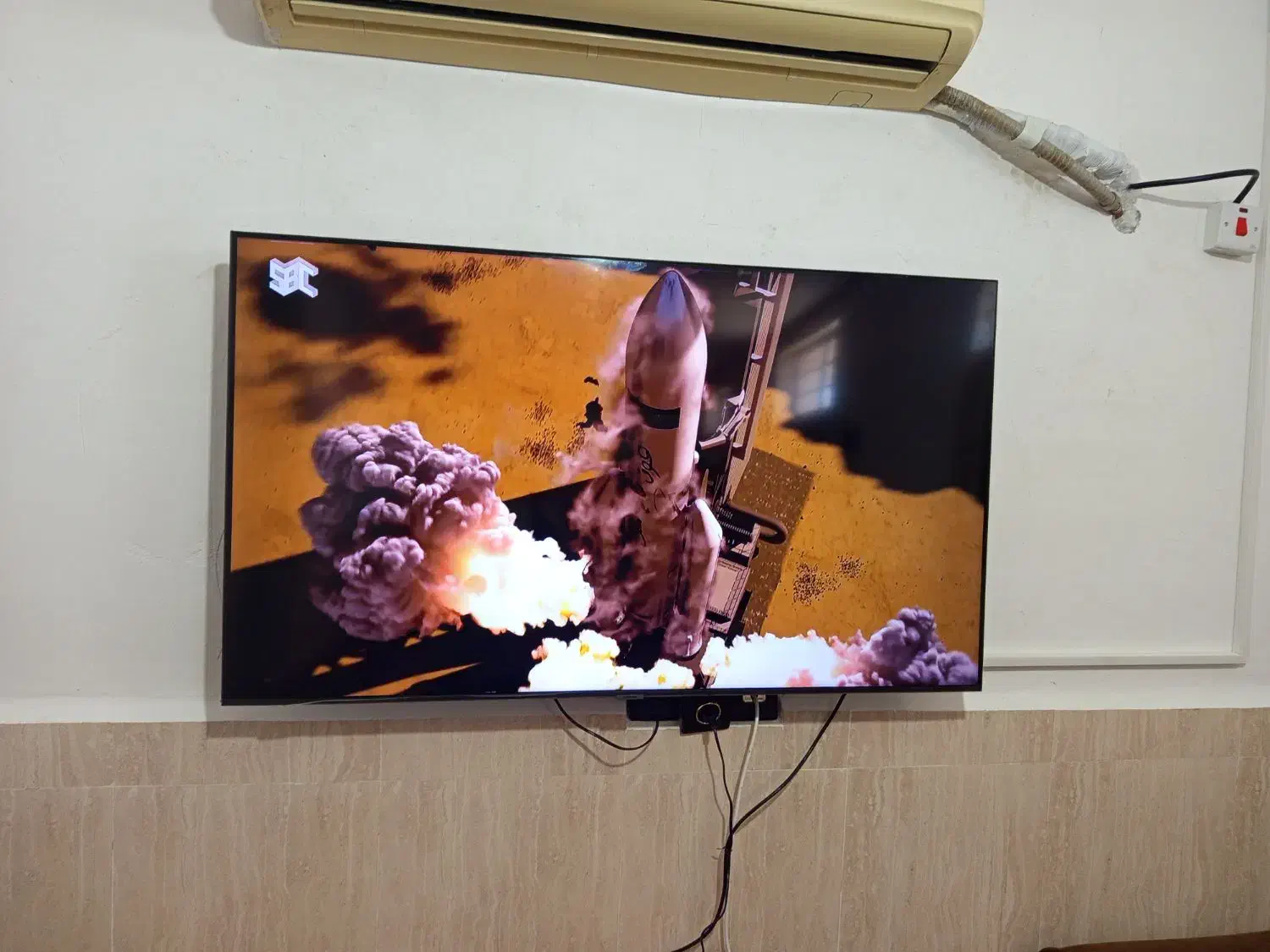 فروش تلویزیون 55سامسونگ|تلویزیون و پروژکتور|بندر گناوه, |دیوار