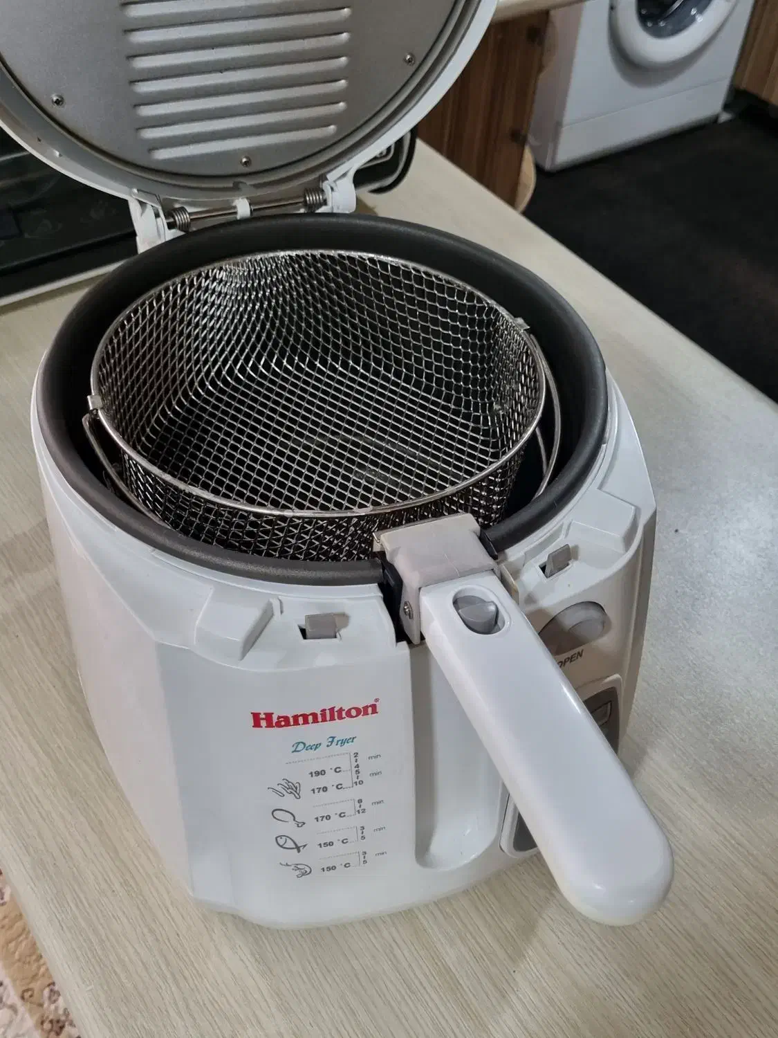 سرخ کن برقی (با روغن) همیلتون «نو» با جعبه|اجاق گاز و لوازم برقی پختوپز|بندر انزلی, بی بی حوریه|دیوار