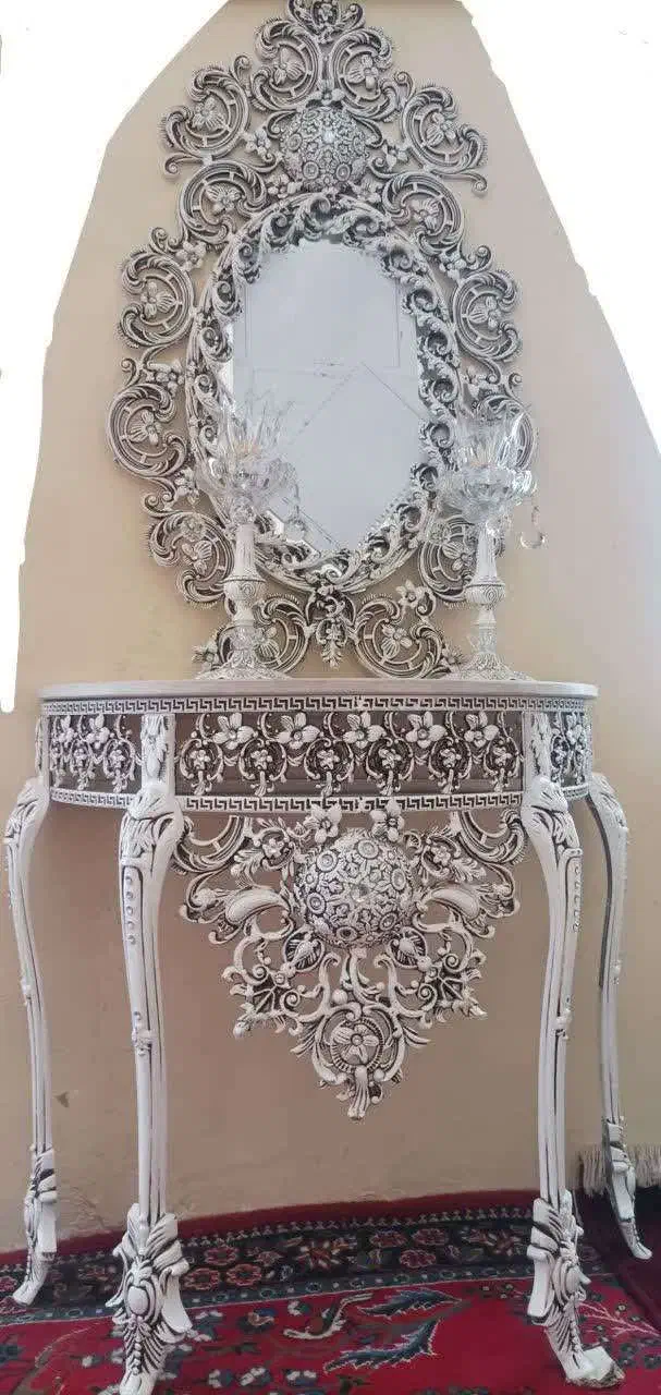 آیینه شمعدان|مبلمان خانگی و میز عسلی|همدان, |دیوار