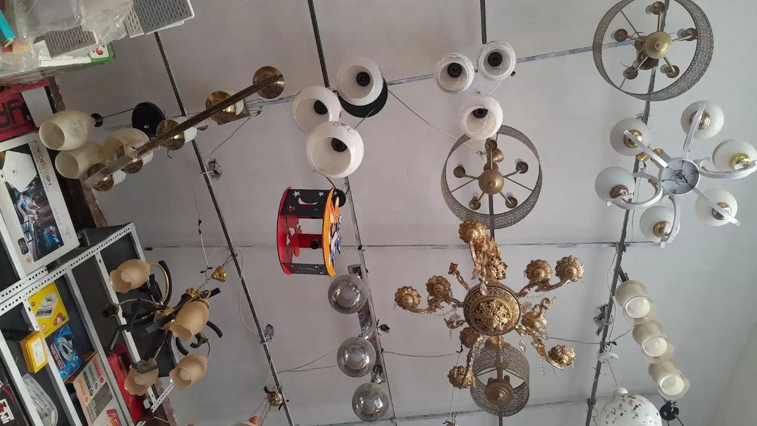 لوستر|لوستر و چراغ آویز|تایباد, |دیوار