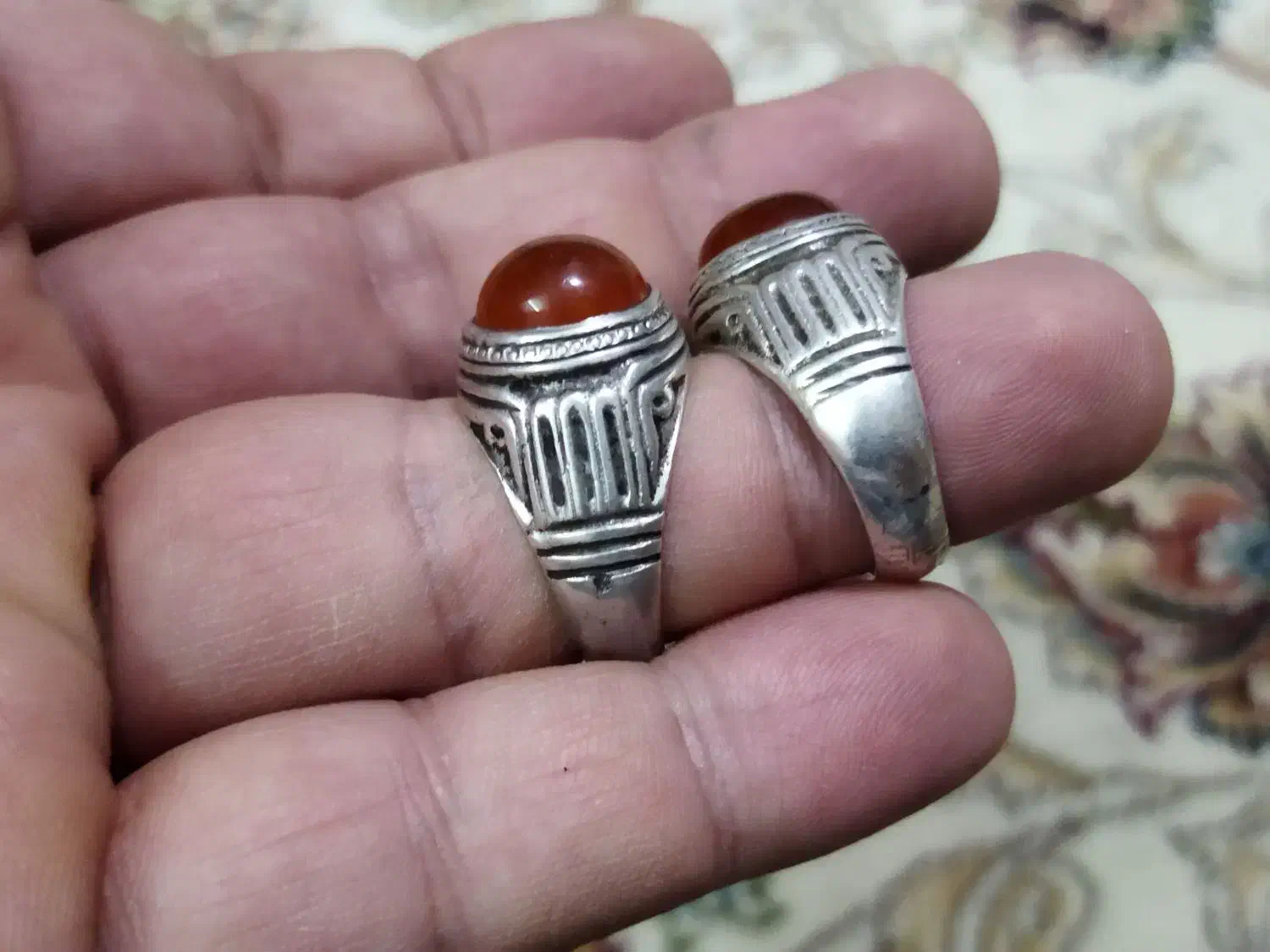 انگشتر نقره کهنه|بدلیجات|یزد, |دیوار