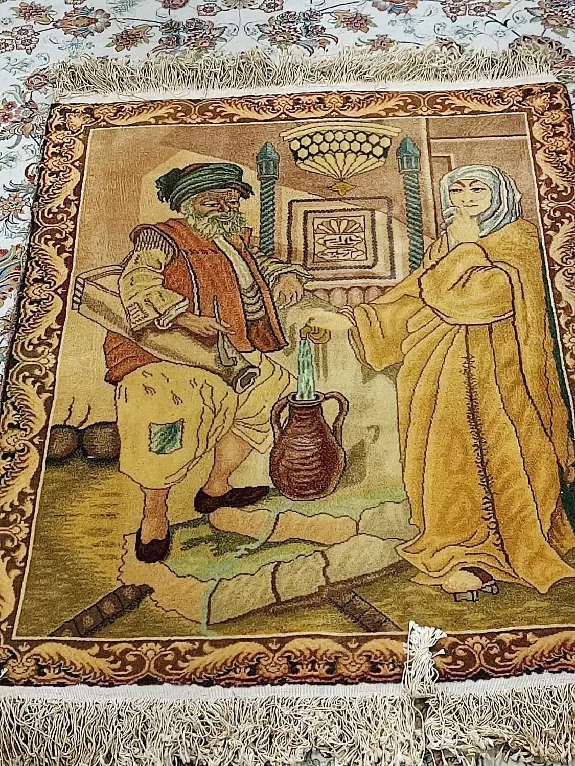 قالیچه قدیمی دستباف|کلکسیون اشیاء عتیقه|گرگان, |دیوار