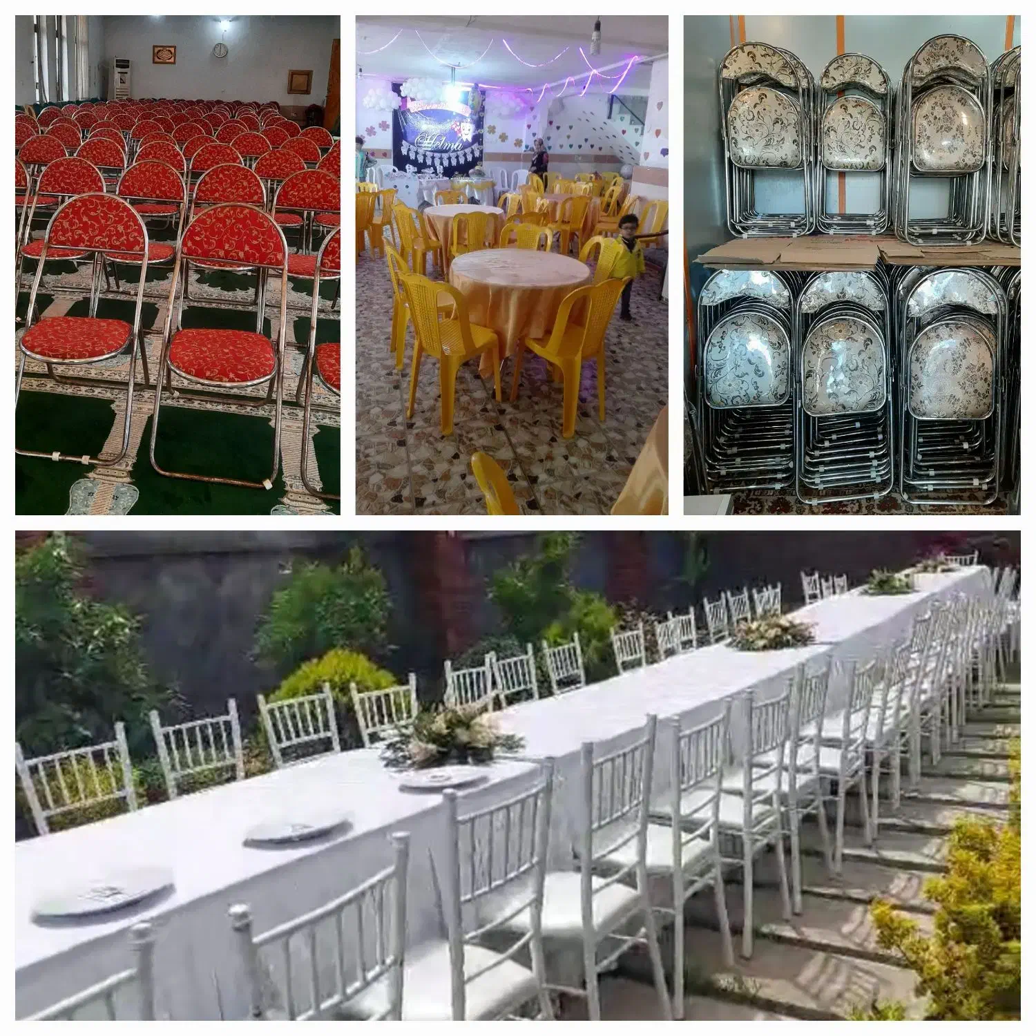 اجاره تجهیزاتوتشریفاتمجالسگلها(ظروفکرایهگلها)|خدمات پذیرایی، مراسم|لنگرود, |دیوار