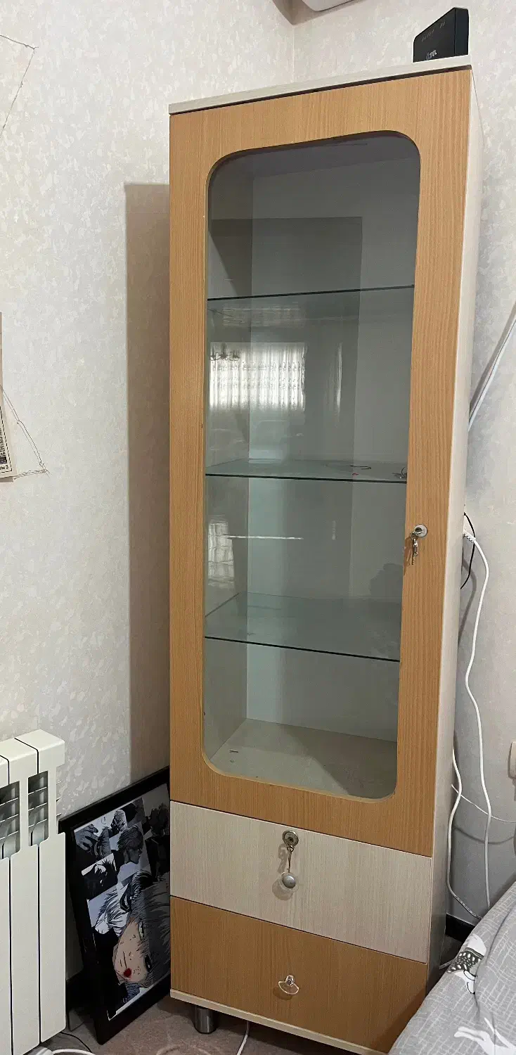 کمد شیشه ای|جاکفشی، کمد، دراور|قم, هفت تیر|دیوار