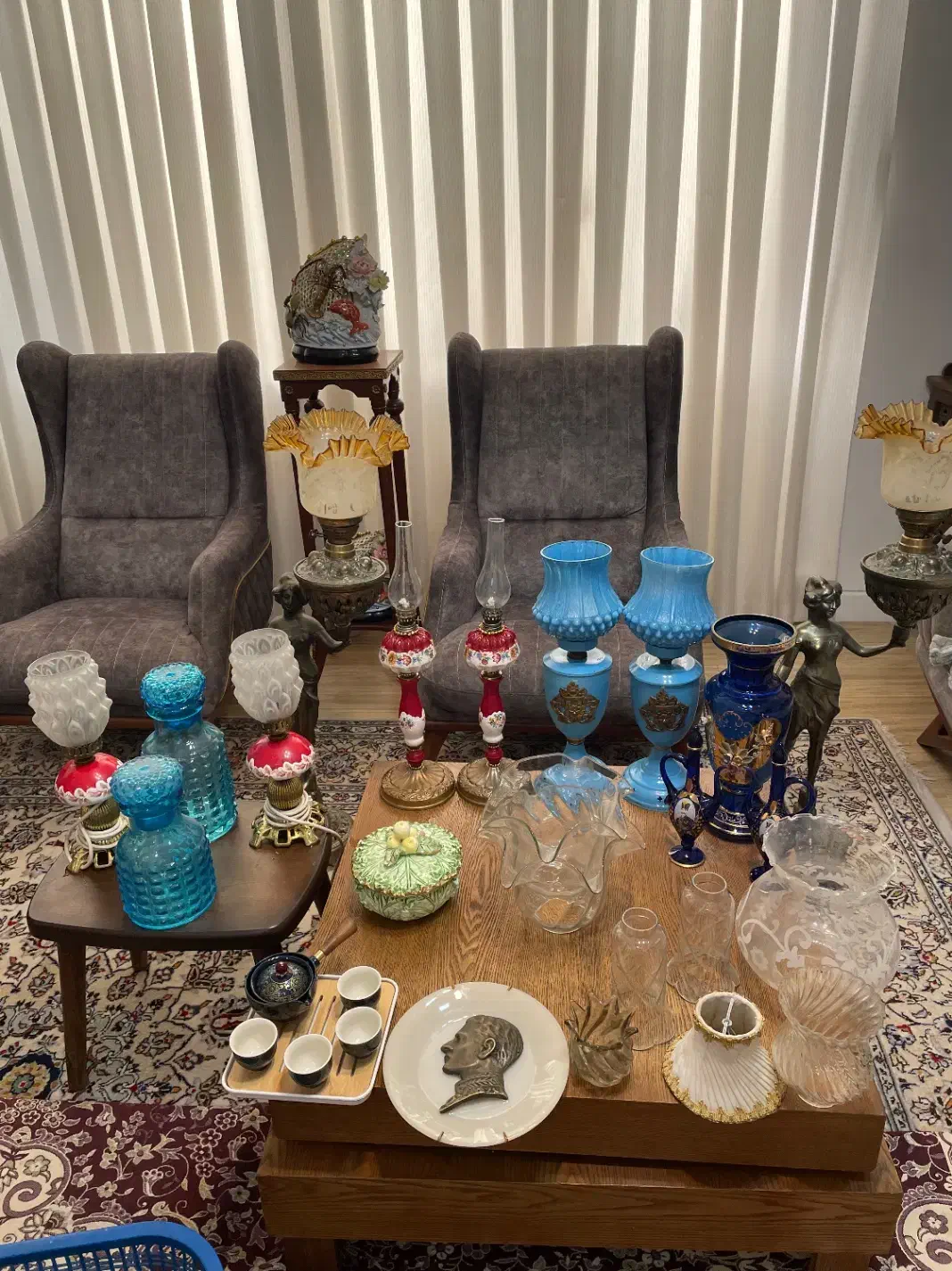 لمونژکریستال  چینی قاشق شکلات آجیل قهوه خوری قدیمی|ظروف سرو و پذیرایی|تهران, ونک|دیوار