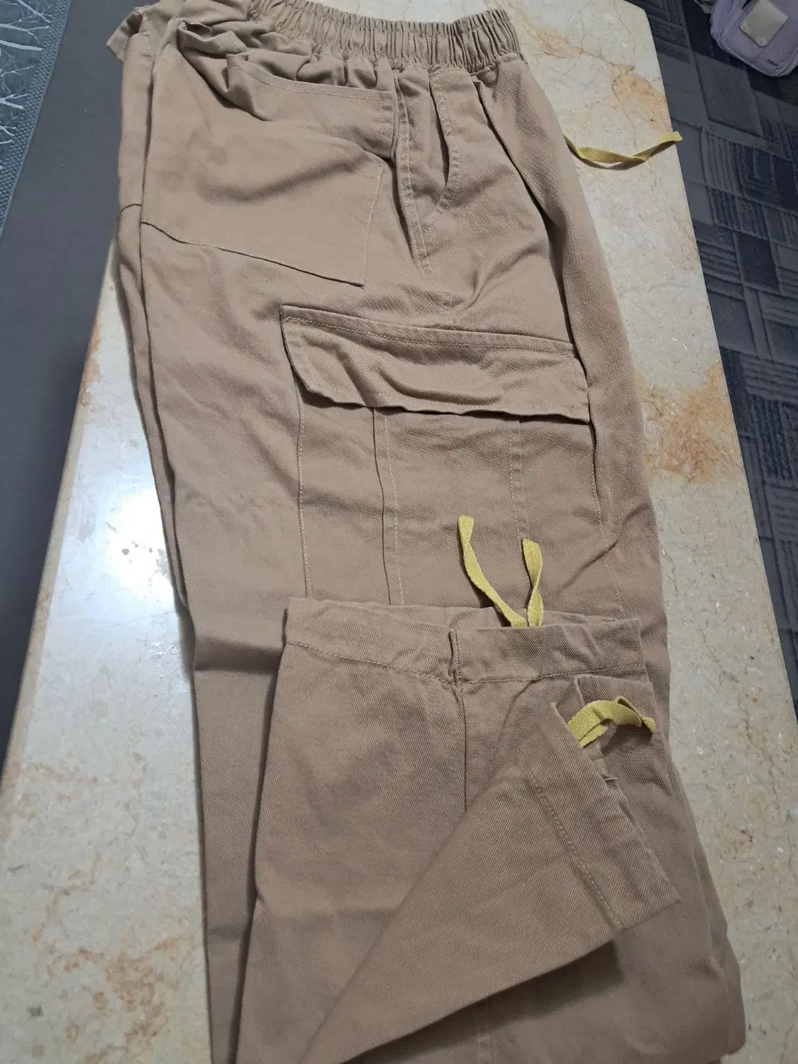 شلوار کتان خارجی کارگو مردانه|لباس|یزد, |دیوار