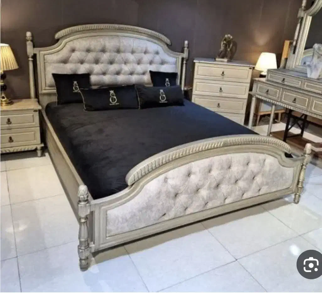 تخت خواب دونفر با تشک|تخت و سرویس خواب|رشت, یخسازی|دیوار