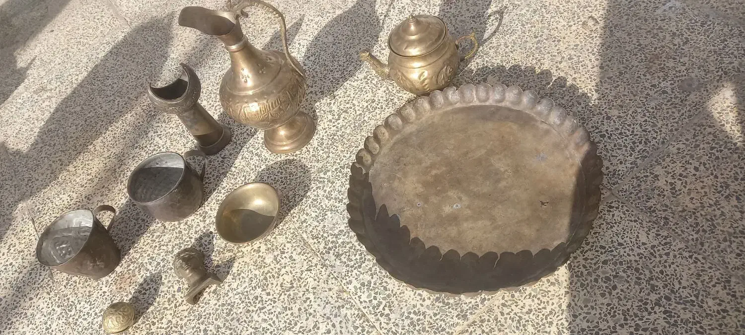 عتیقه مسی|کلکسیون اشیاء عتیقه|مسجد سلیمان, |دیوار