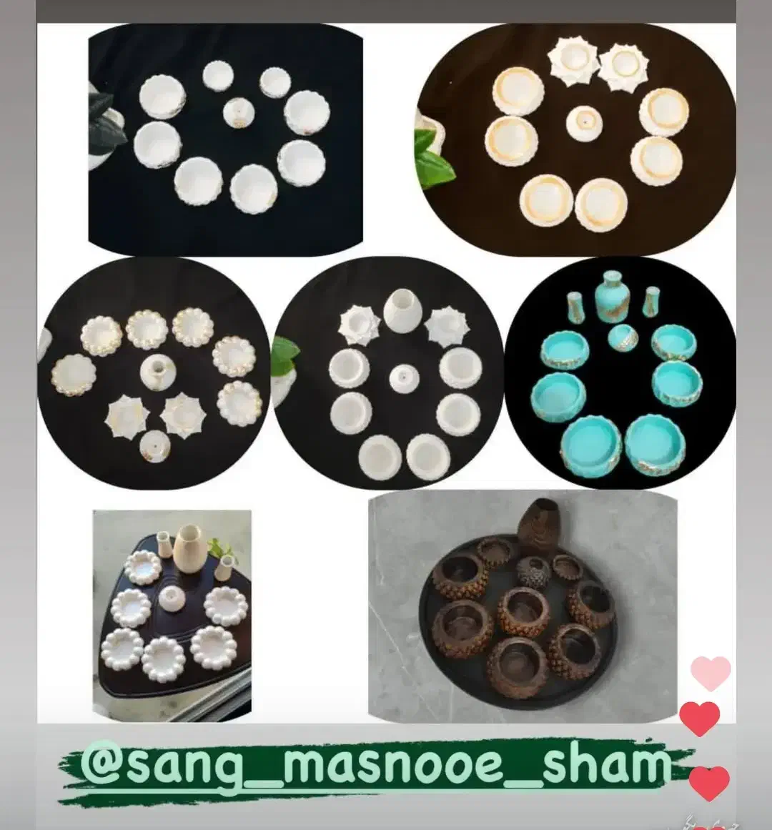 هفت سین وآینه سنگ|صنایع دستی و سایر لوازم تزئینی|نکا, |دیوار