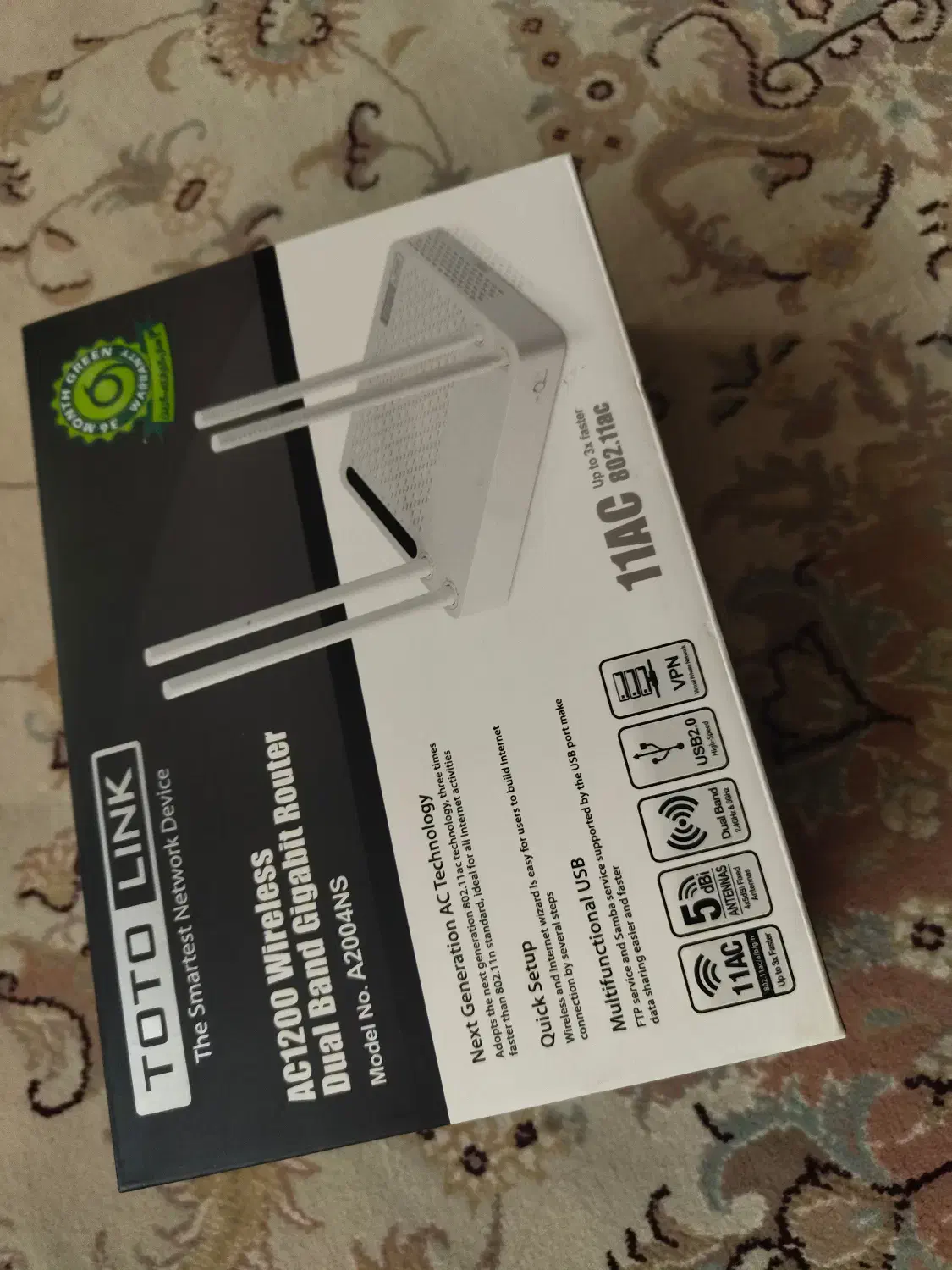 روتر بی سیم توتولینک A2004NS AC1200|مودم و تجهیزات شبکه|لواسان, |دیوار