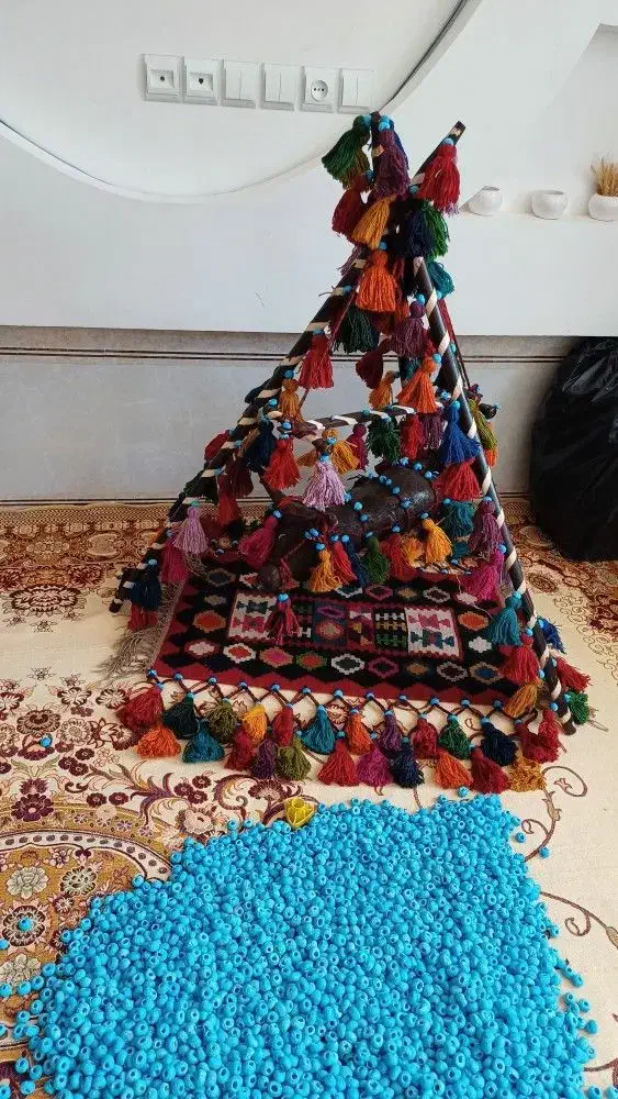 تزئینی خوش رنگ ۹۸۰|پرده، رانر، رومیزی|لردگان, |دیوار