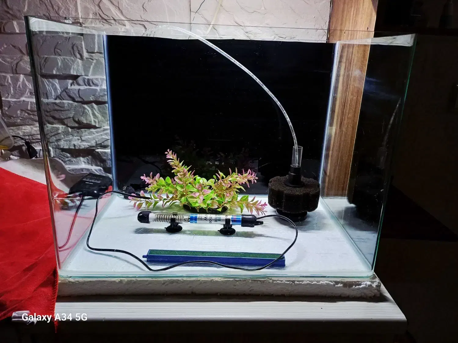 اکواریوم خم سایز۶۰×۵۰×۴۵بالوازم|ماهی|اردبیل, |دیوار