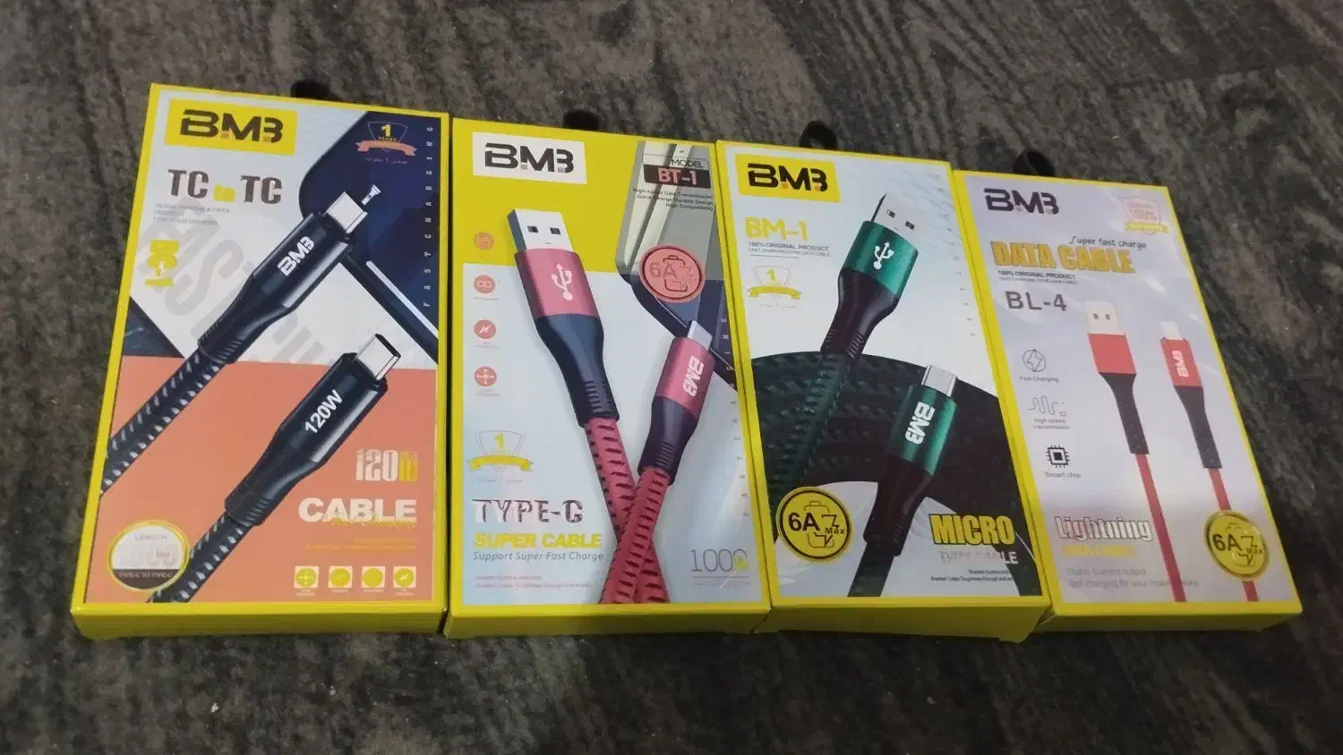 کابل های فست شارژ کیفیت بالا 6 آمپر|لوازم جانبی موبایل و تبلت|آبادان, |دیوار