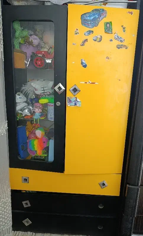 آینه دراور و کمد کودک سالم|جاکفشی، کمد، دراور|گرمسار, |دیوار