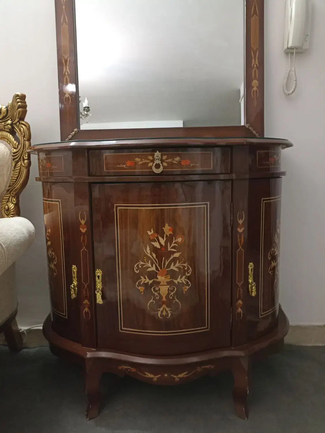 آینه کنسول|بوفه، ویترین، کنسول|اردبیل, |دیوار