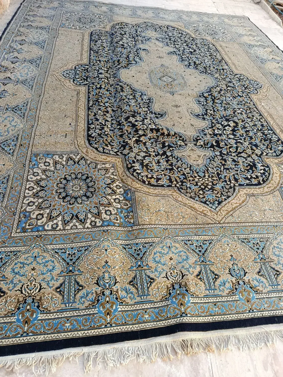 فرش|فرش|گلپایگان, |دیوار