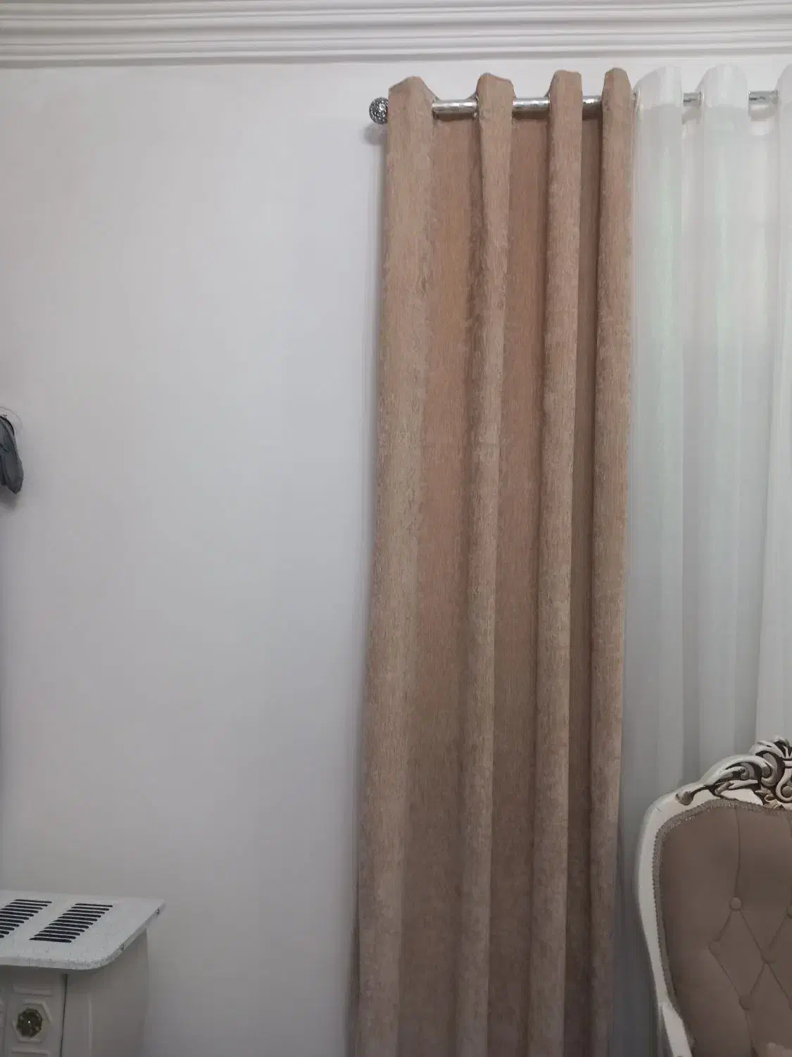 والان مخمل جنس خوب تازه دوخته شده یک جفت|پرده، رانر، رومیزی|رشت, حومه رشت|دیوار