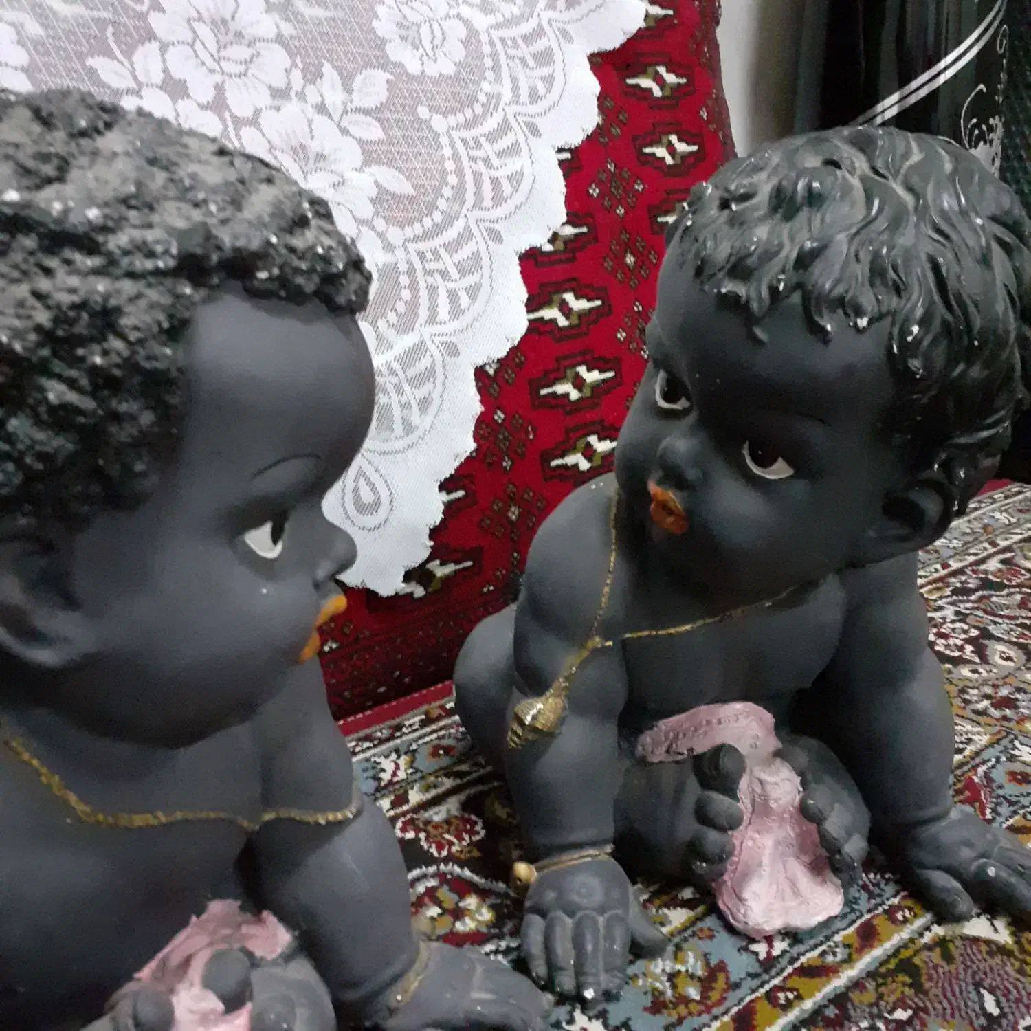 مجسمه سیاه پوست ها|مجسمه، تندیس، ماکت|لنگرود, |دیوار