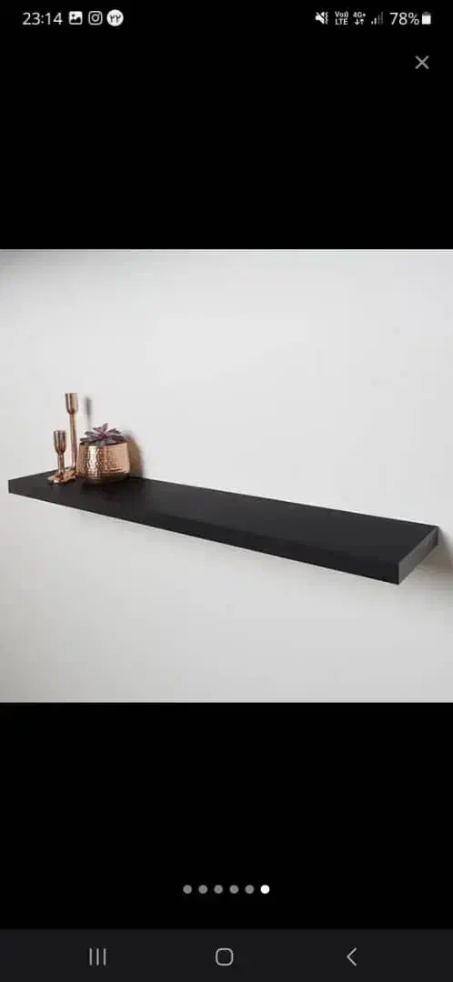 شلف مشکی انواع سایزها|کتابخانه، شلف، قفسه‌های دیواری|تهران, جوادیه|دیوار