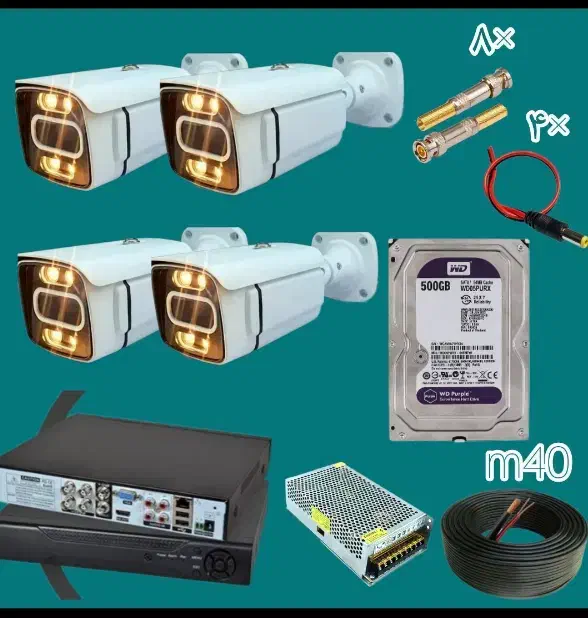 دستگاه 4کانال برایتون با منوفارسی دوربین مداربسته|دوربین مداربسته|قیدار, |دیوار