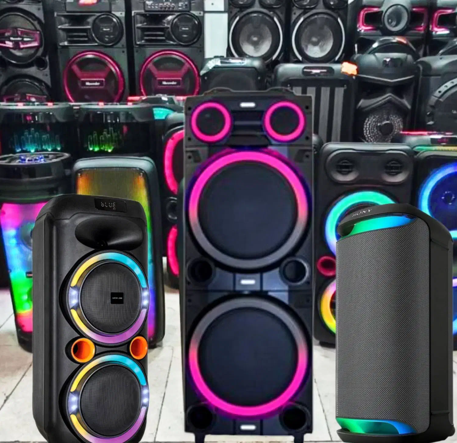 اسپیکر master بلوتوث دوباند djbox-2025|پخش‌کننده همراه|کرج, حصارک پایین|دیوار