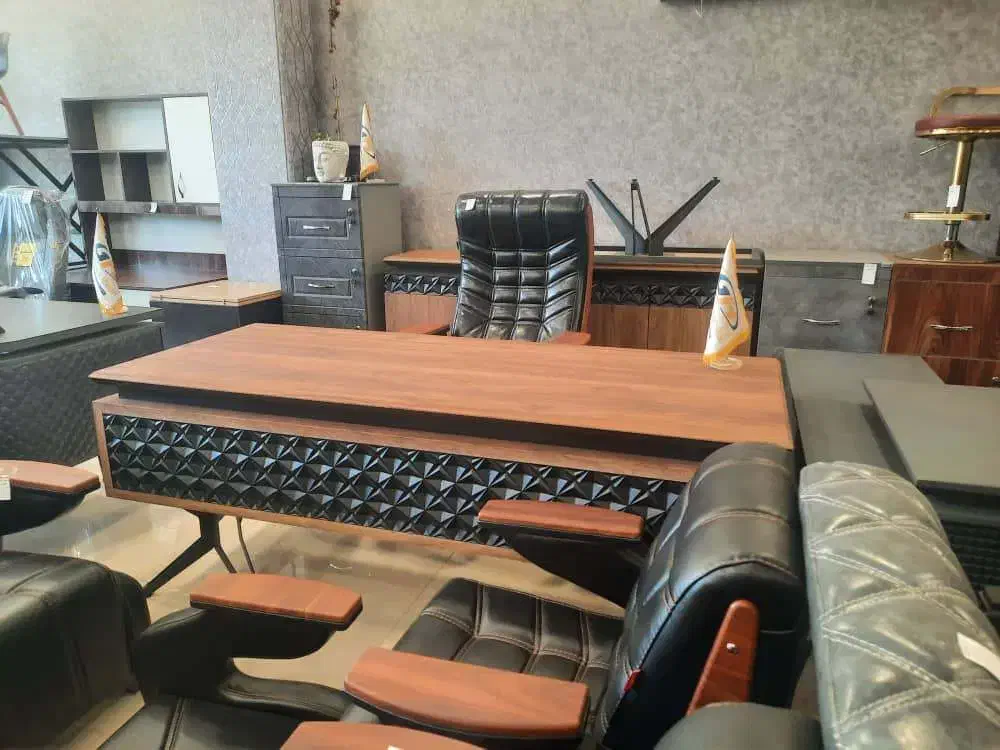 میز مدیریت مدل M502 به همراه کنسول  قصر چوب|دفتر کار|قم, کلهری|دیوار