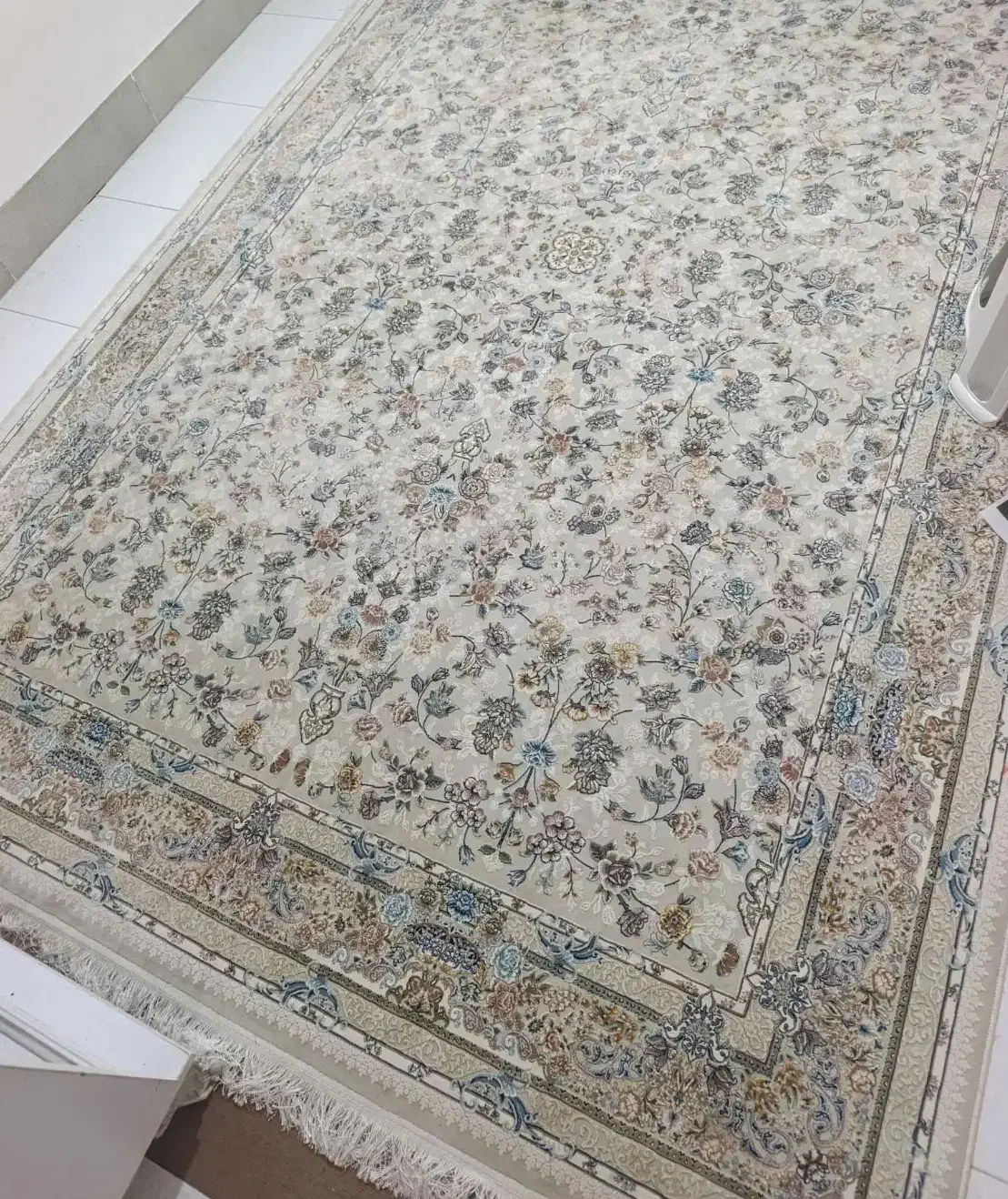 فرش 1200شانه تراکم 3600طرح نیلوفر|فرش|مهاباد (آذربایجان غربی), |دیوار