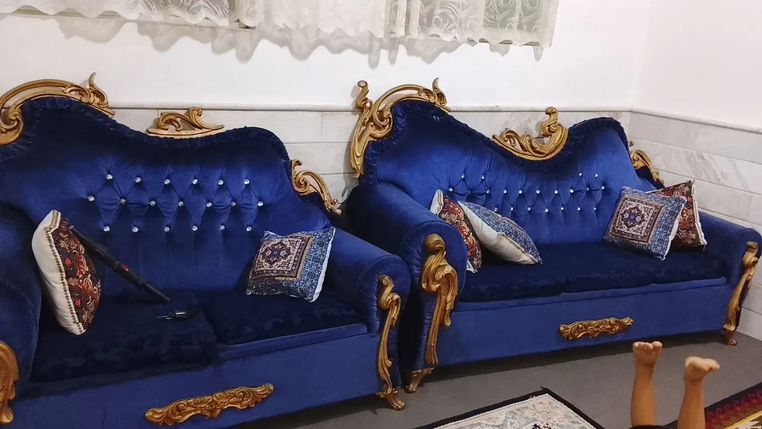 مبل نیمه استیل|مبلمان خانگی و میز عسلی|قم, شهرک امام حسین|دیوار