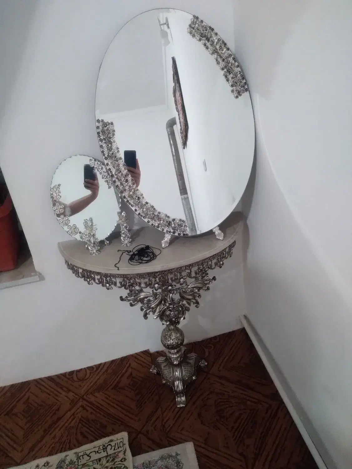 آیینه شمعدان|بوفه، ویترین، کنسول|مراغه, |دیوار