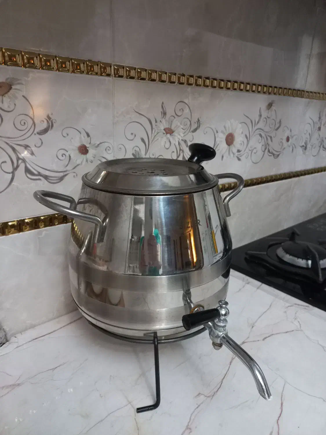 سماور روگازی ۶لیتری|سماور، چای‌ساز، قهوه‌ساز|اردبیل, |دیوار