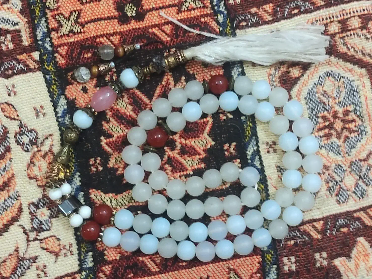 تسبیح اوپال ژله ای سایز۱۰.|کلکسیون اشیاء عتیقه|شیراز, وحدت|دیوار