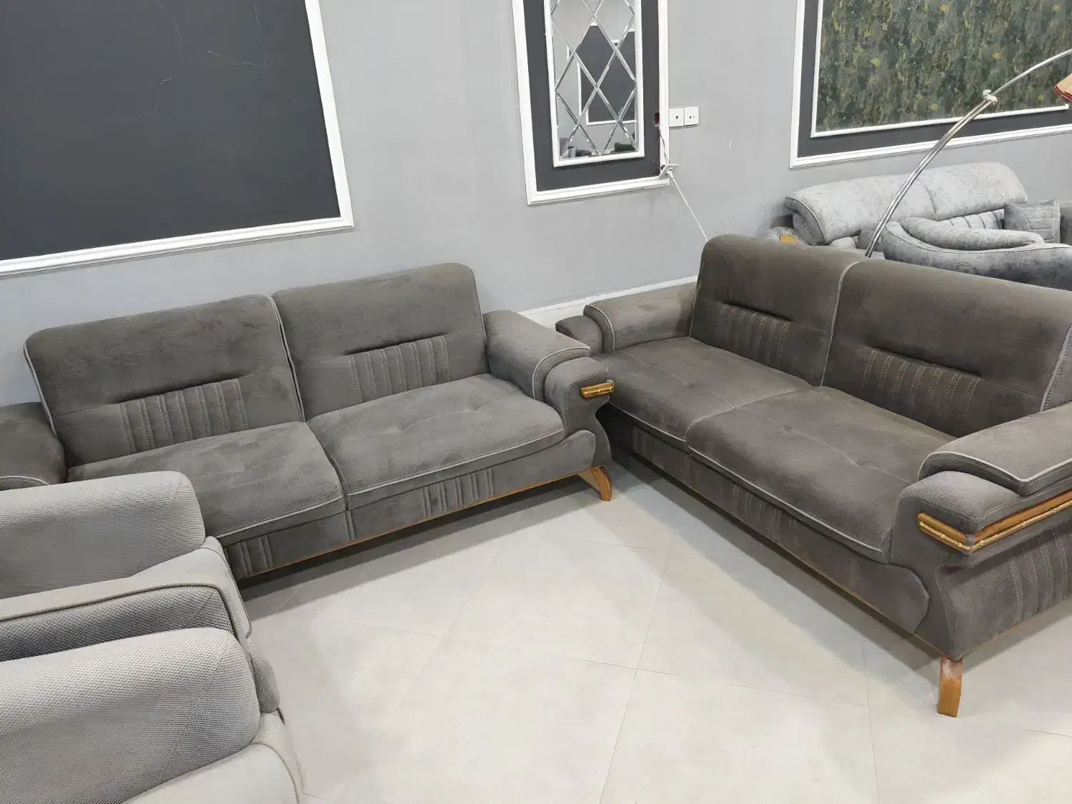 مبل لورنت ست 8نفره|مبلمان خانگی و میز عسلی|خواف, |دیوار