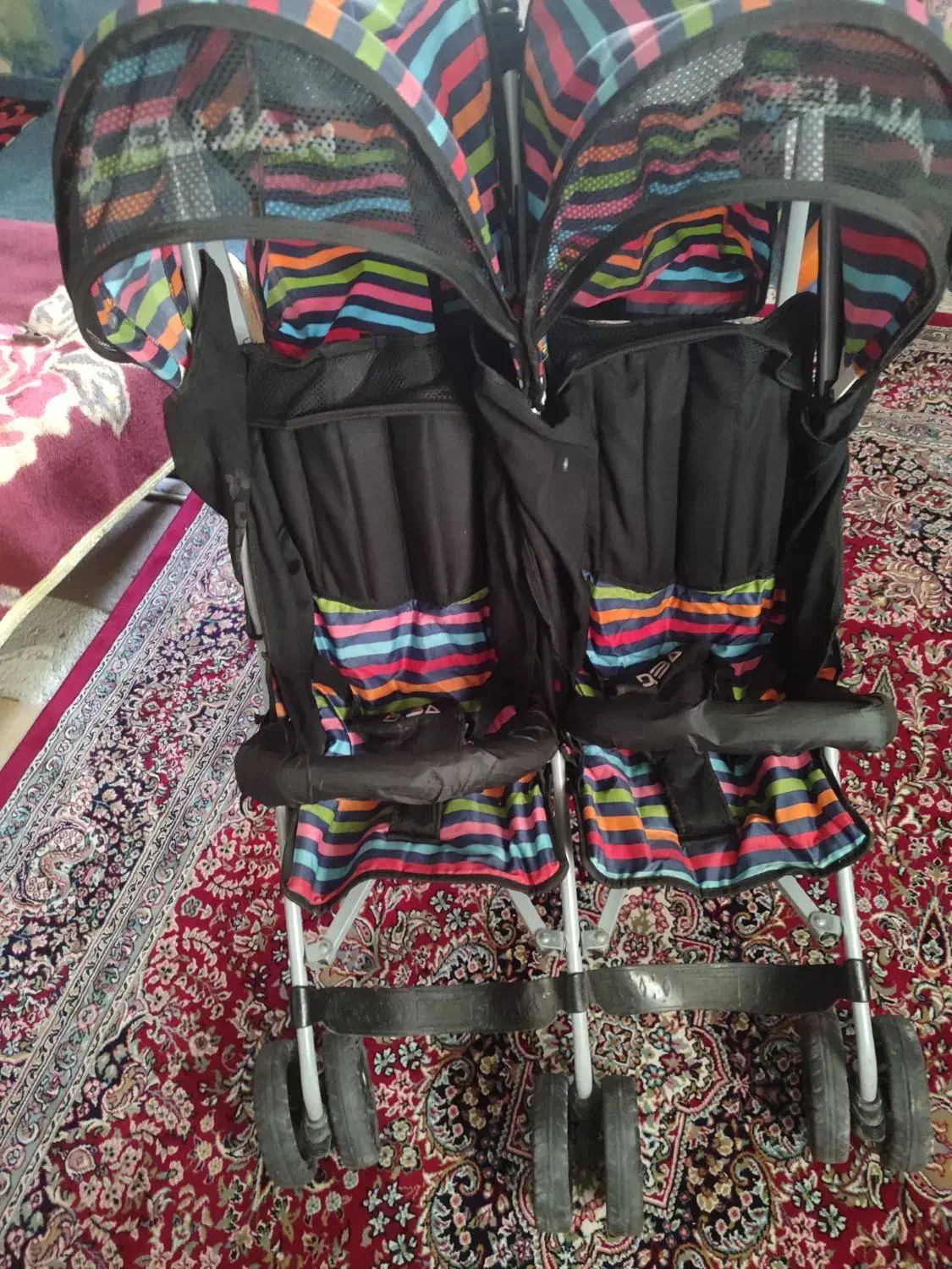 کالسکه دوقلو|کالسکه و لوازم جانبی|قدس, شهرقدس|دیوار