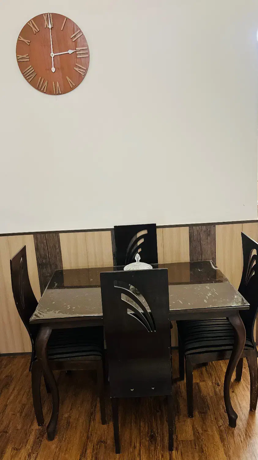 میزنهارخوری چهارنفره|میز و صندلی غذاخوری|جیرفت, |دیوار