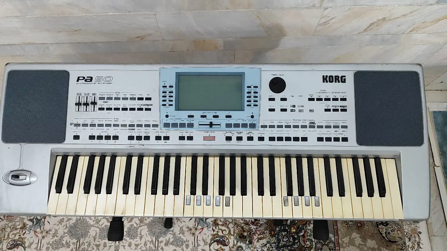 ارگ pa50|پیانو، کیبورد، آکاردئون|سیرجان, |دیوار