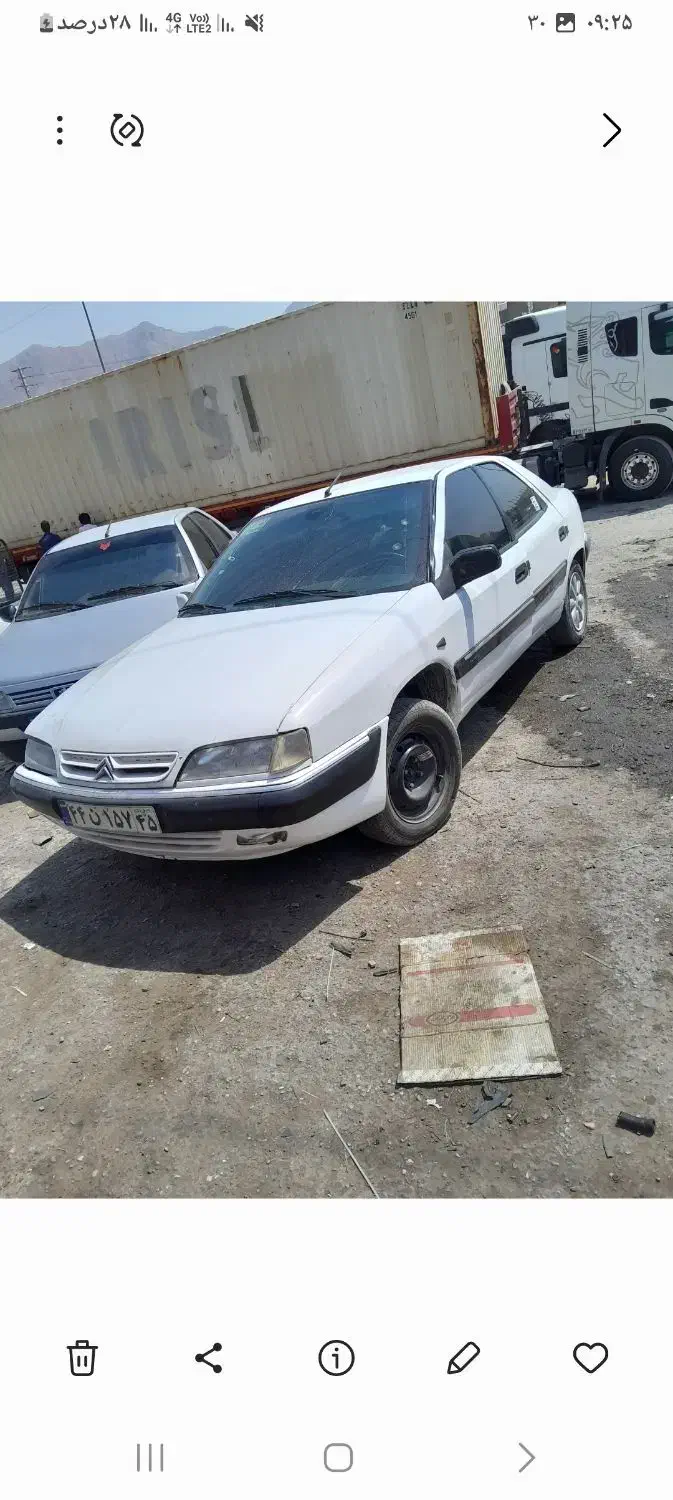 زانتیا تمام رنگ شاسی سالم|خودرو سواری و وانت|حاجی آباد, |دیوار