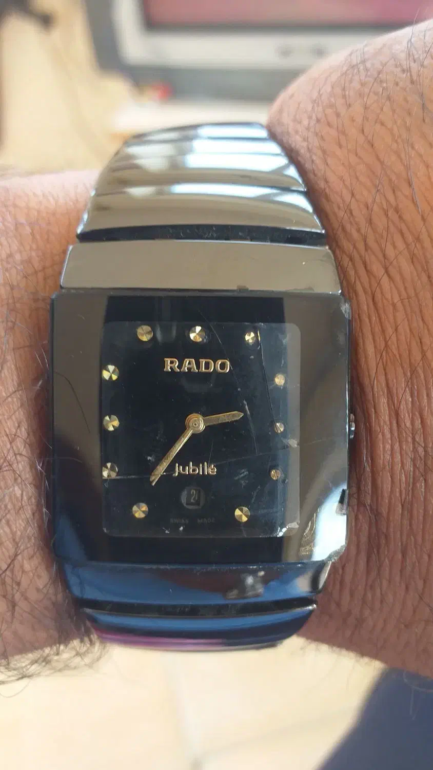 ساعت رادو بند سرامیک|ساعت|میناب, |دیوار