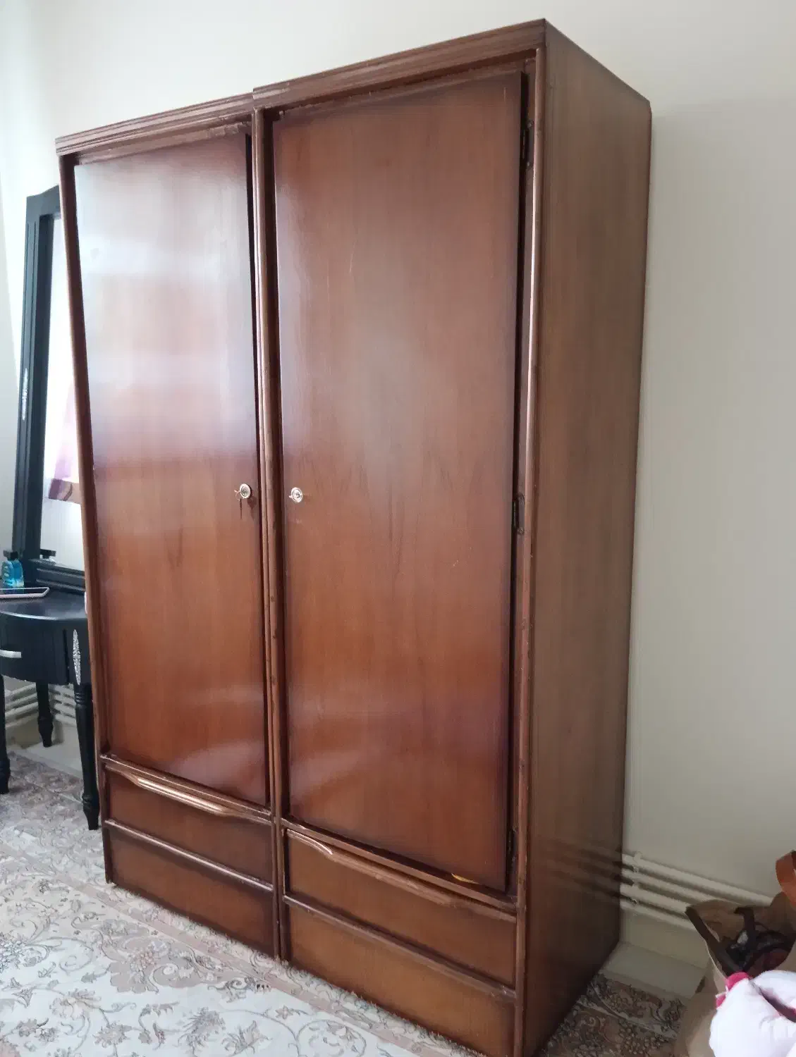 کمد دوقلو تمام چوب|جاکفشی، کمد، دراور|تهران, شمسآباد|دیوار