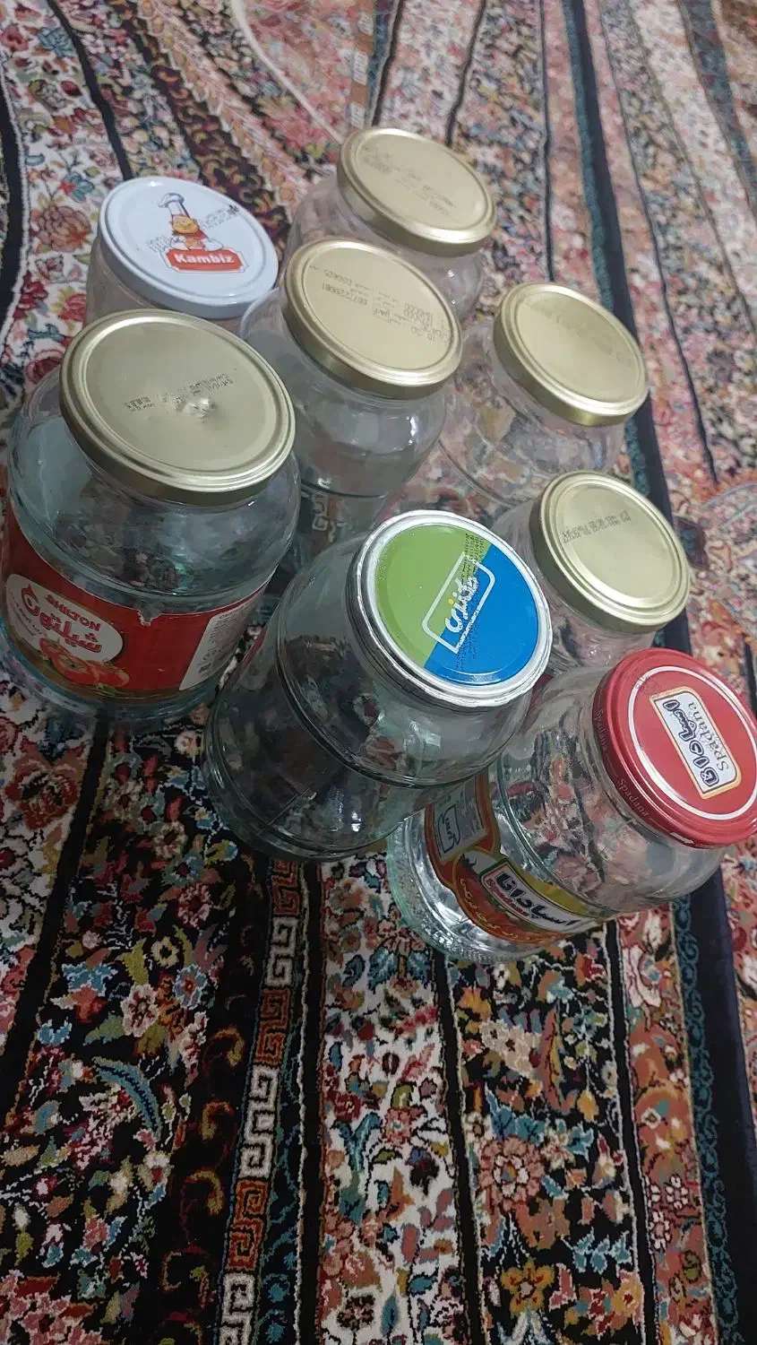 شیشه رب یک کیلونیمی برا انواع ترشی کنسرو ورب|ظروف نگهدارنده، پلاستیکی، یک‌بارمصرف|تهران, مسعودیه|دیوار