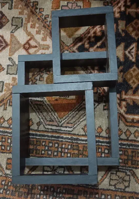 باکس دیواری ۳ عددی|کتابخانه، شلف، قفسه‌های دیواری|گنبد کاووس, |دیوار