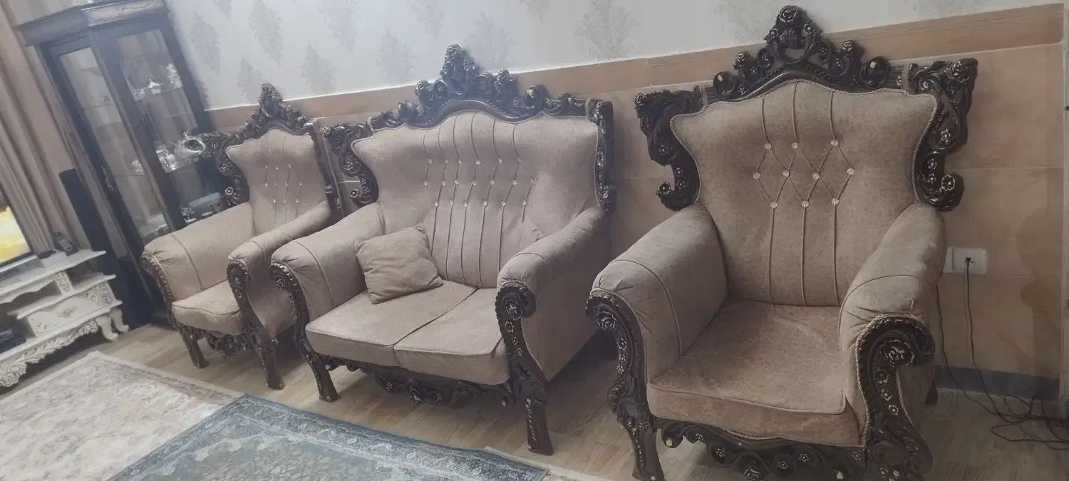 مبل سلطنتی|مبلمان خانگی و میز عسلی|محمدیه-قزوین, |دیوار