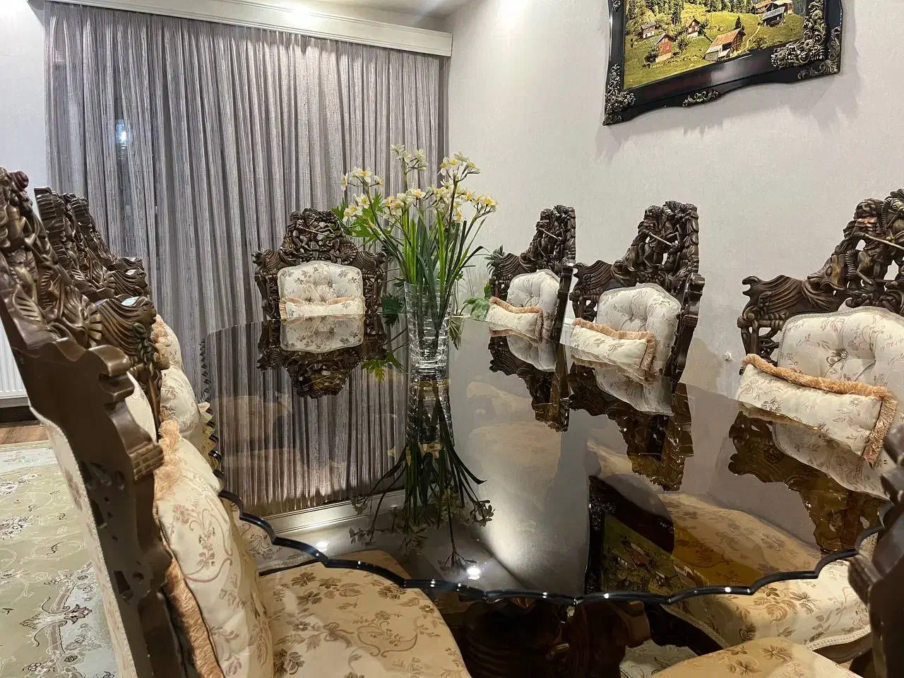 میز نهارخوری شیک|میز و صندلی غذاخوری|گنبد کاووس, |دیوار