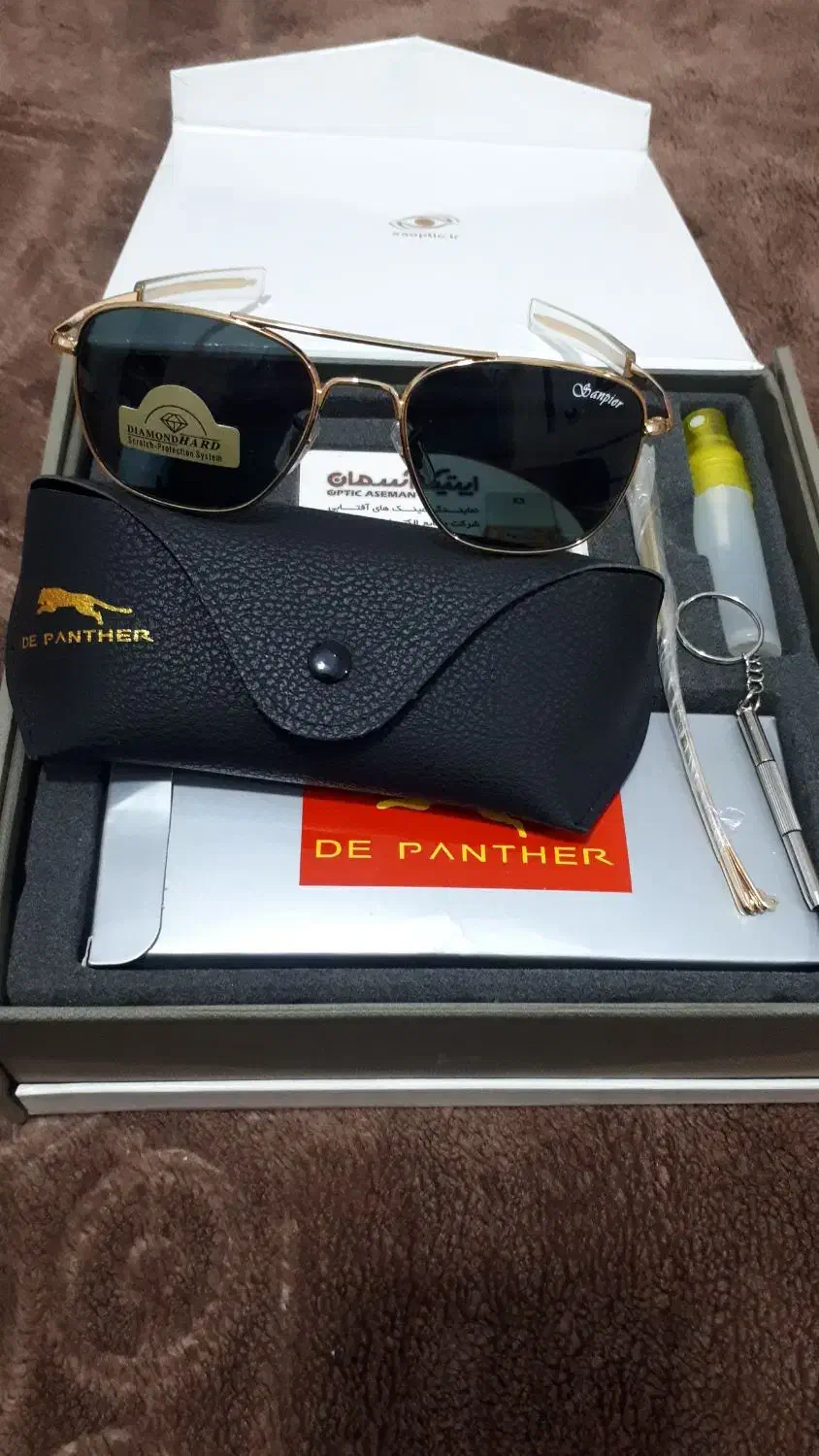 عینک دودی ری بن اصل|زیورآلات و اکسسوری|زنجان, |دیوار