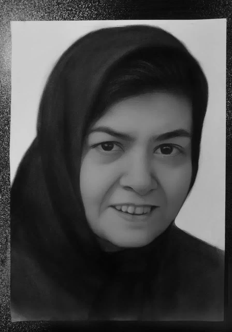 سیاه قلم چهره|تابلو، نقاشی، عکس|شیراز, باغ تخت|دیوار