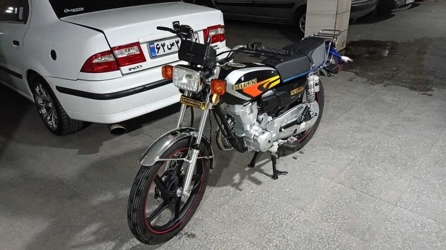 موتور پرواز 200 رنگ مشکی صفر|موتورسیکلت|شیراز, باغ تخت|دیوار