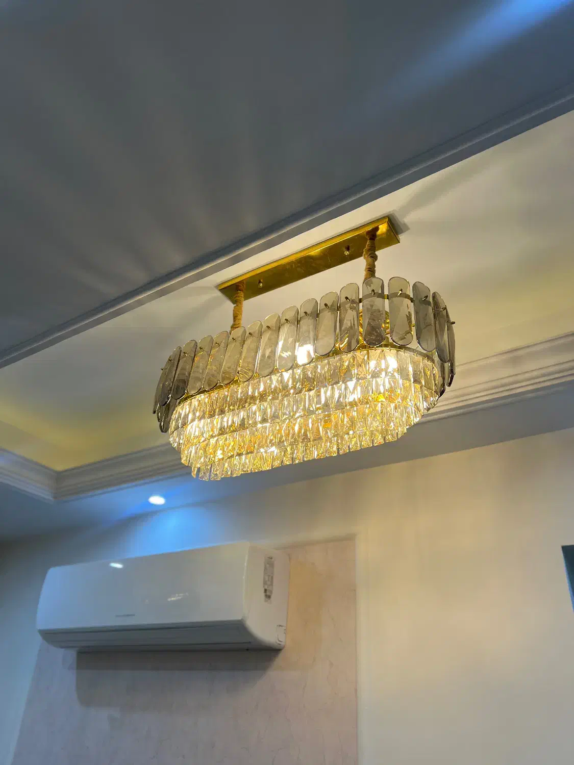 لوستر تمام کریستال|لوستر و چراغ آویز|اسلام‌شهر, شهرک واوان|دیوار