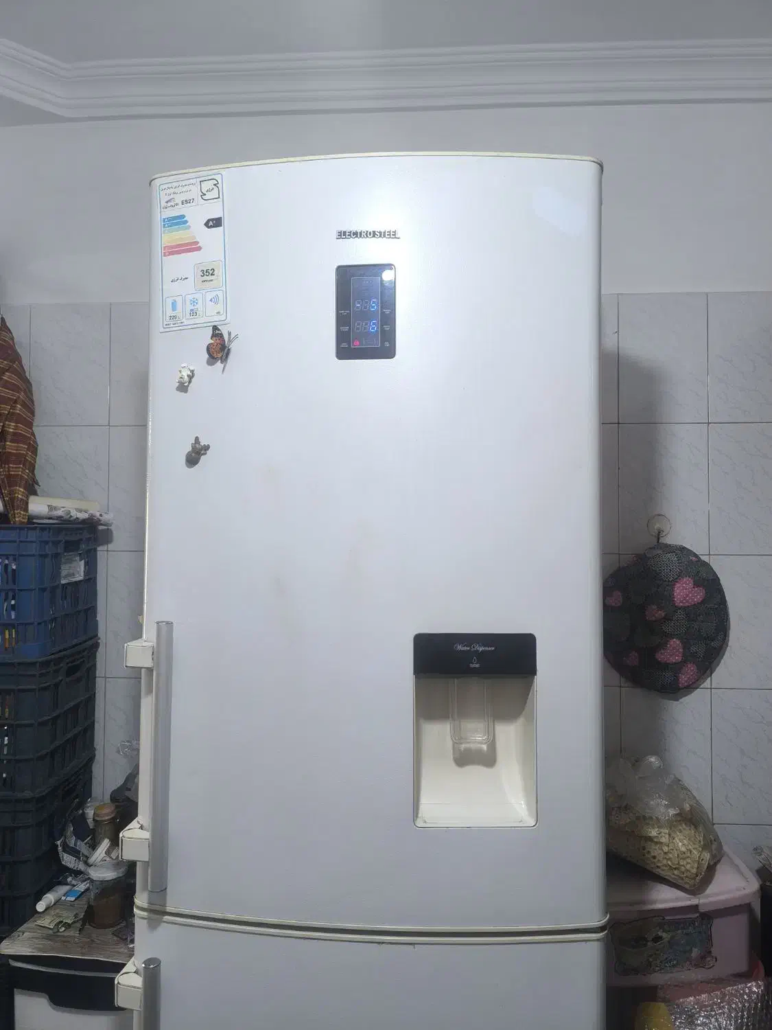 یخچال فریزر بدون برفک الکترو استیل|یخچال و فریزر|تنکابن, |دیوار