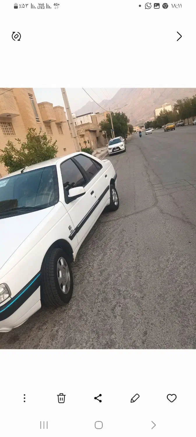 405slxتیوفایو گاز سیمی|خودرو سواری و وانت|جهرم, |دیوار